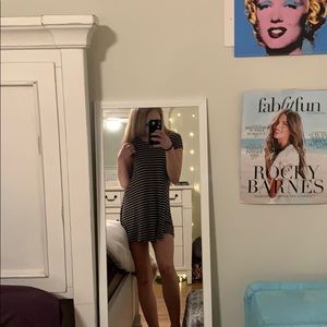 Striped t shirt dress